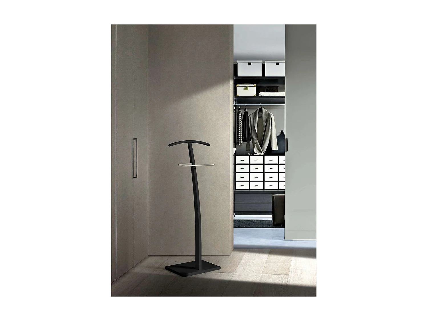 Galan 395 herraje cromo satinado lacado negro, 113 cm(alto)45 cm(ancho)28 cm(largo)