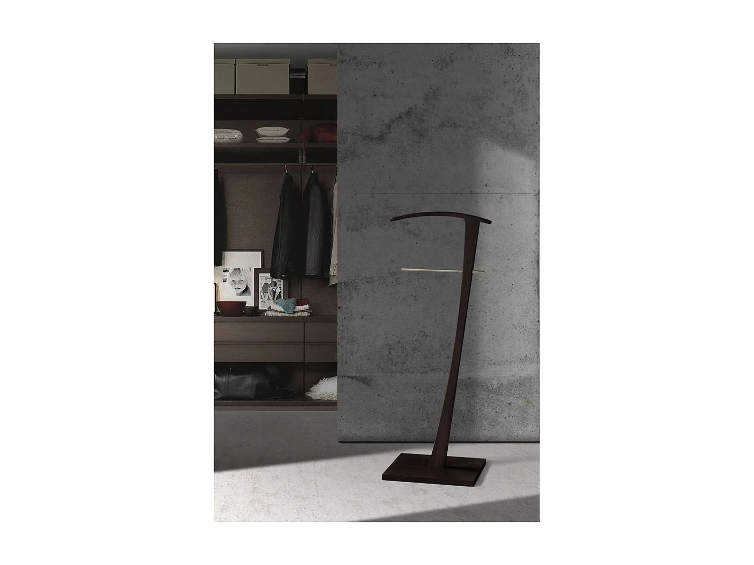 Galán 310 herraje cromo satinado lacado wengué, 115cm(alto) 48cm(ancho) 28cm(largo)