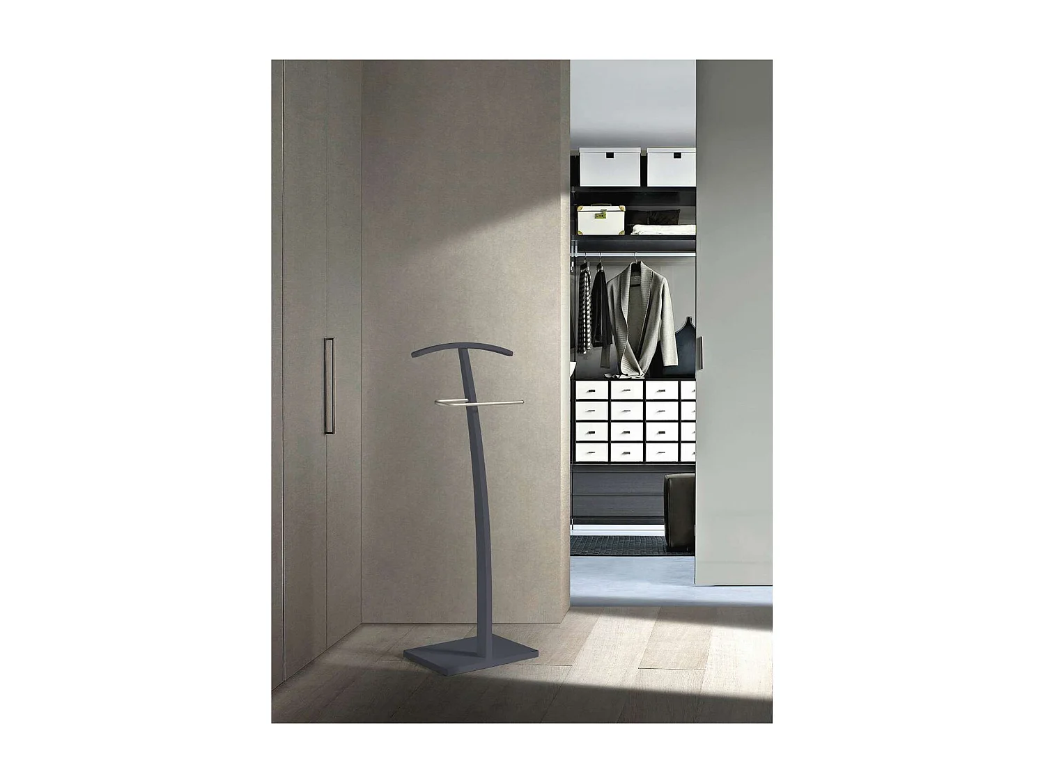 Galan 395 herraje cromo satinado lacado azabache, 113 cm(alto)45 cm(ancho)28 cm(largo)