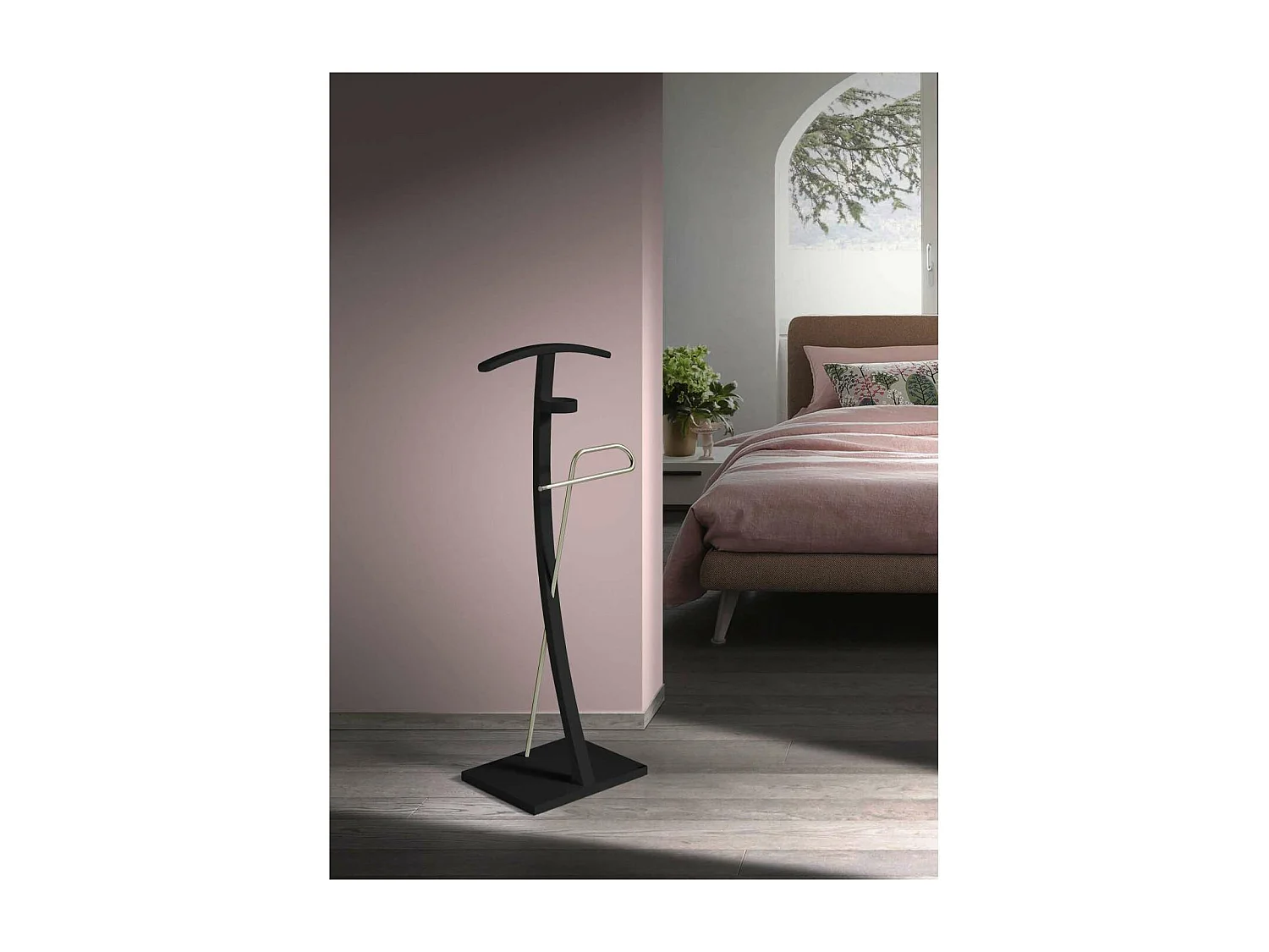 Galan 396 herraje cromo satinado lacado negro, 113 cm(alto)40 cm(ancho)28 cm(largo)