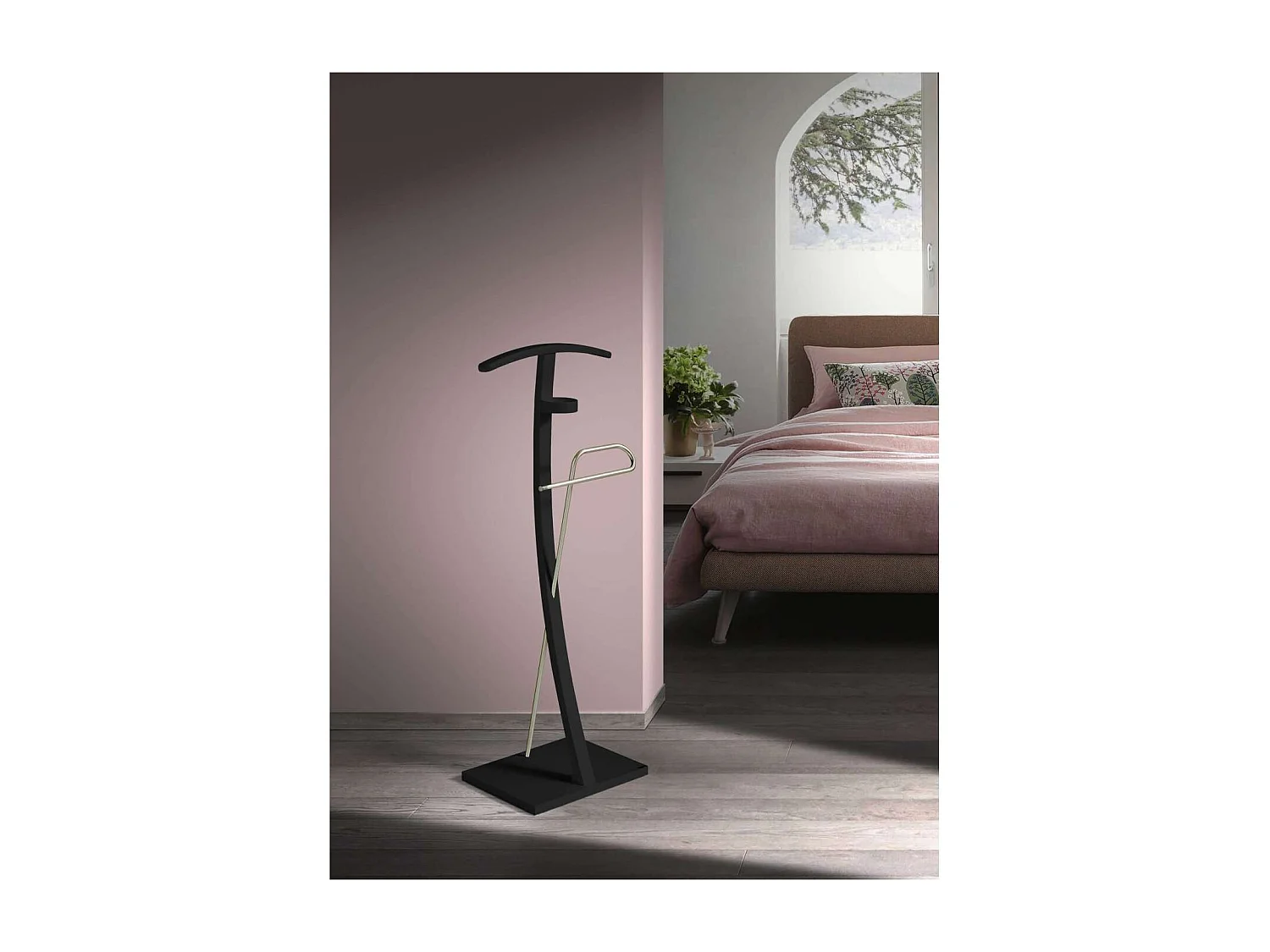 Galan 396 herraje cromo satinado lacado negro, 113 cm(alto)40 cm(ancho)28 cm(largo)