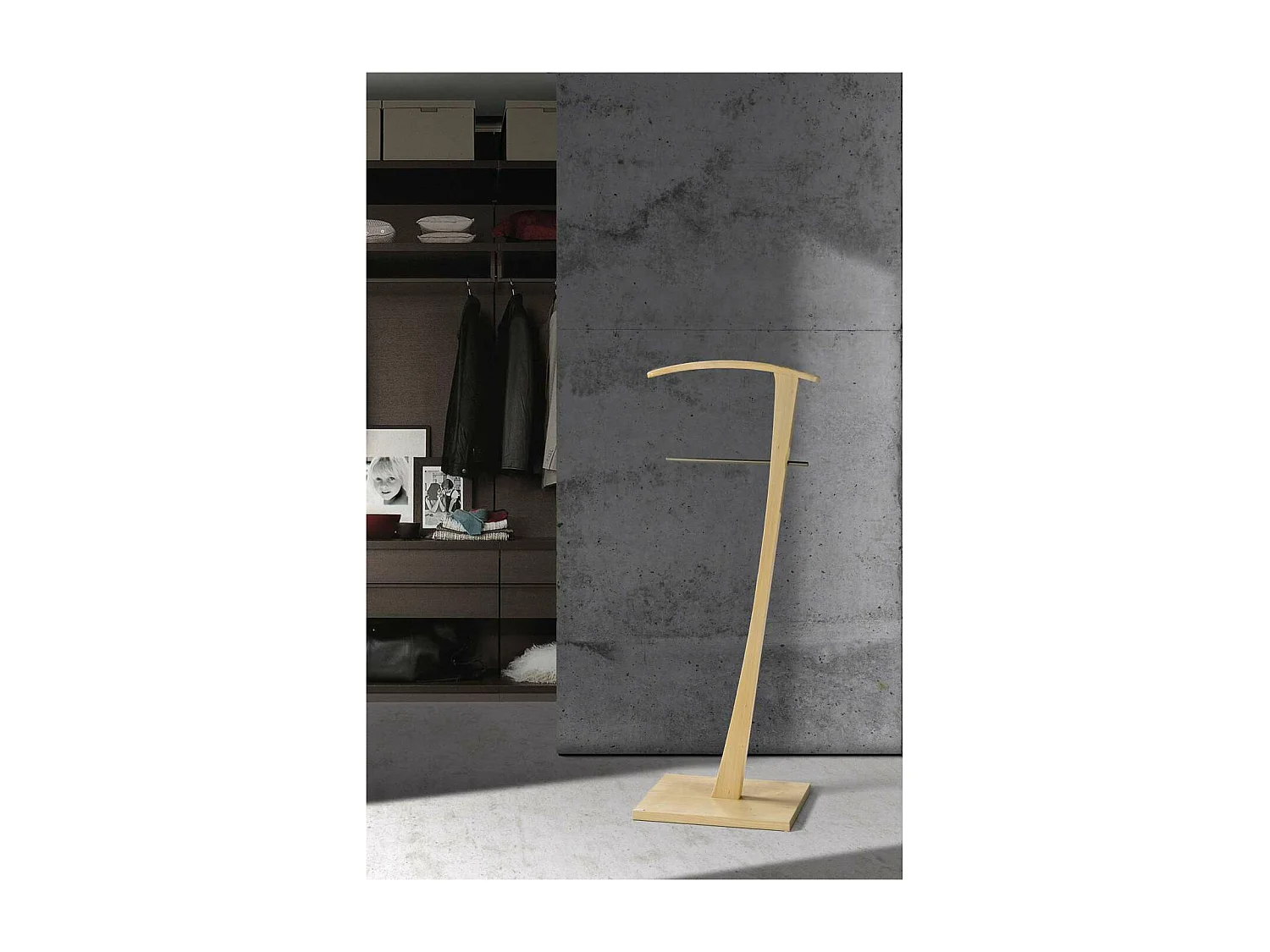 Galán 310 herraje cromo satinado lacado natural, 115cm(alto) 48cm(ancho) 28cm(largo)