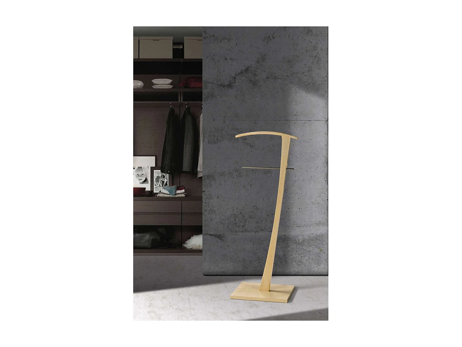 Galán 310 herraje cromo satinado lacado natural, 115cm(alto) 48cm(ancho) 28cm(largo)