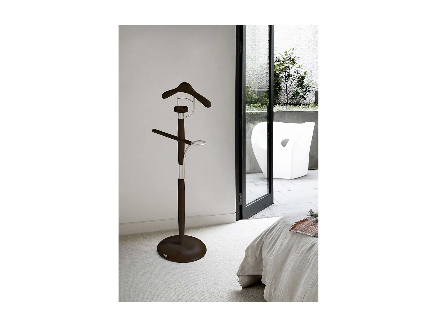 Galán 317 herraje cromo satinado lacado wengué, 110 cm(alto)45 cm(ancho)32 cm(largo)