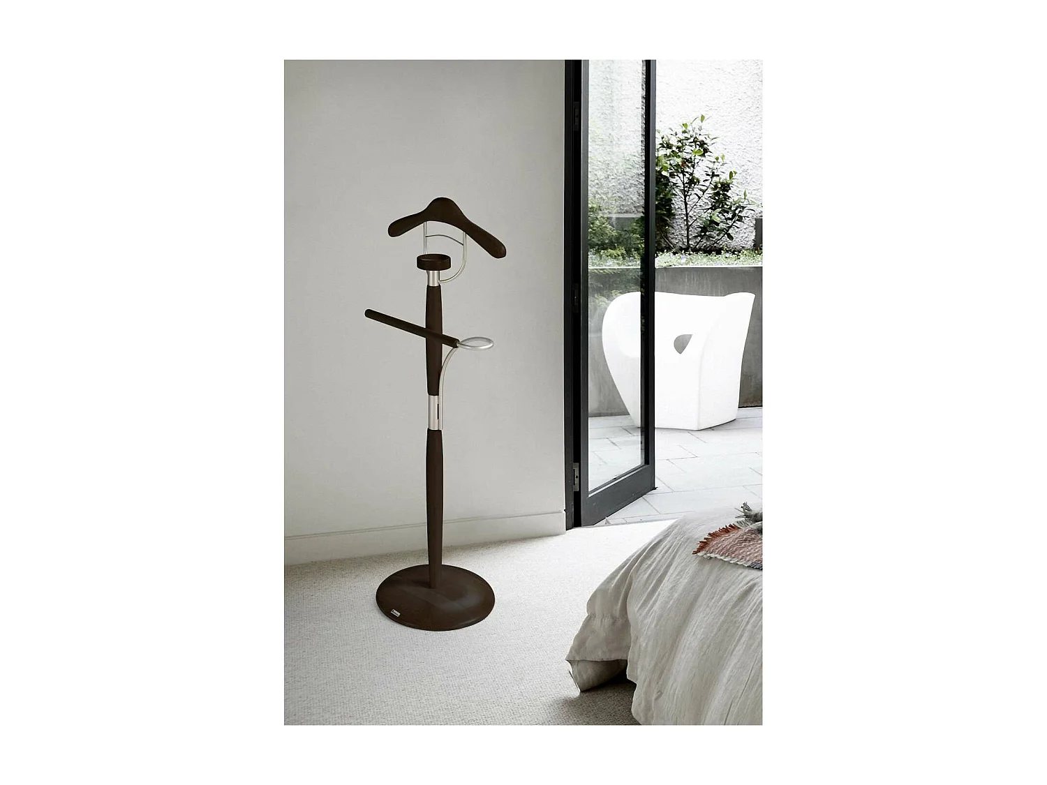 Galán 317 herraje cromo satinado lacado wengué, 110 cm(alto)45 cm(ancho)32 cm(largo)