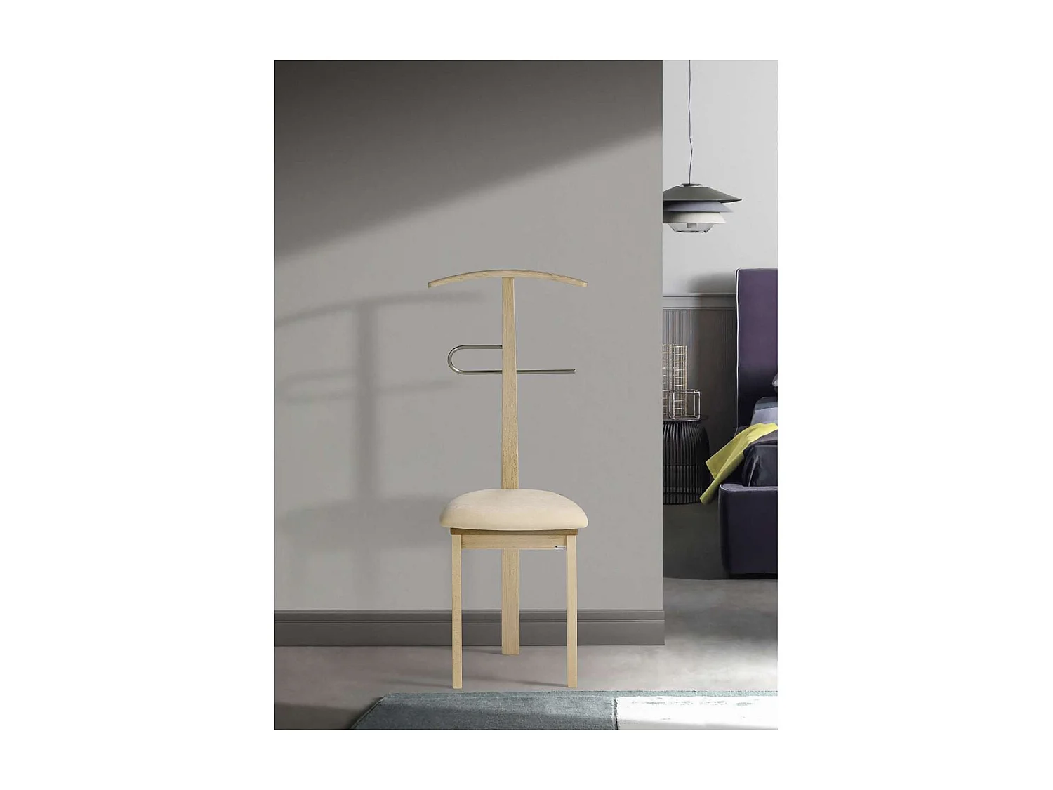 Galán 364 con asiento herrajes cromado satinado lacado en cambrian, 108 cm(alto)46 cm(anc