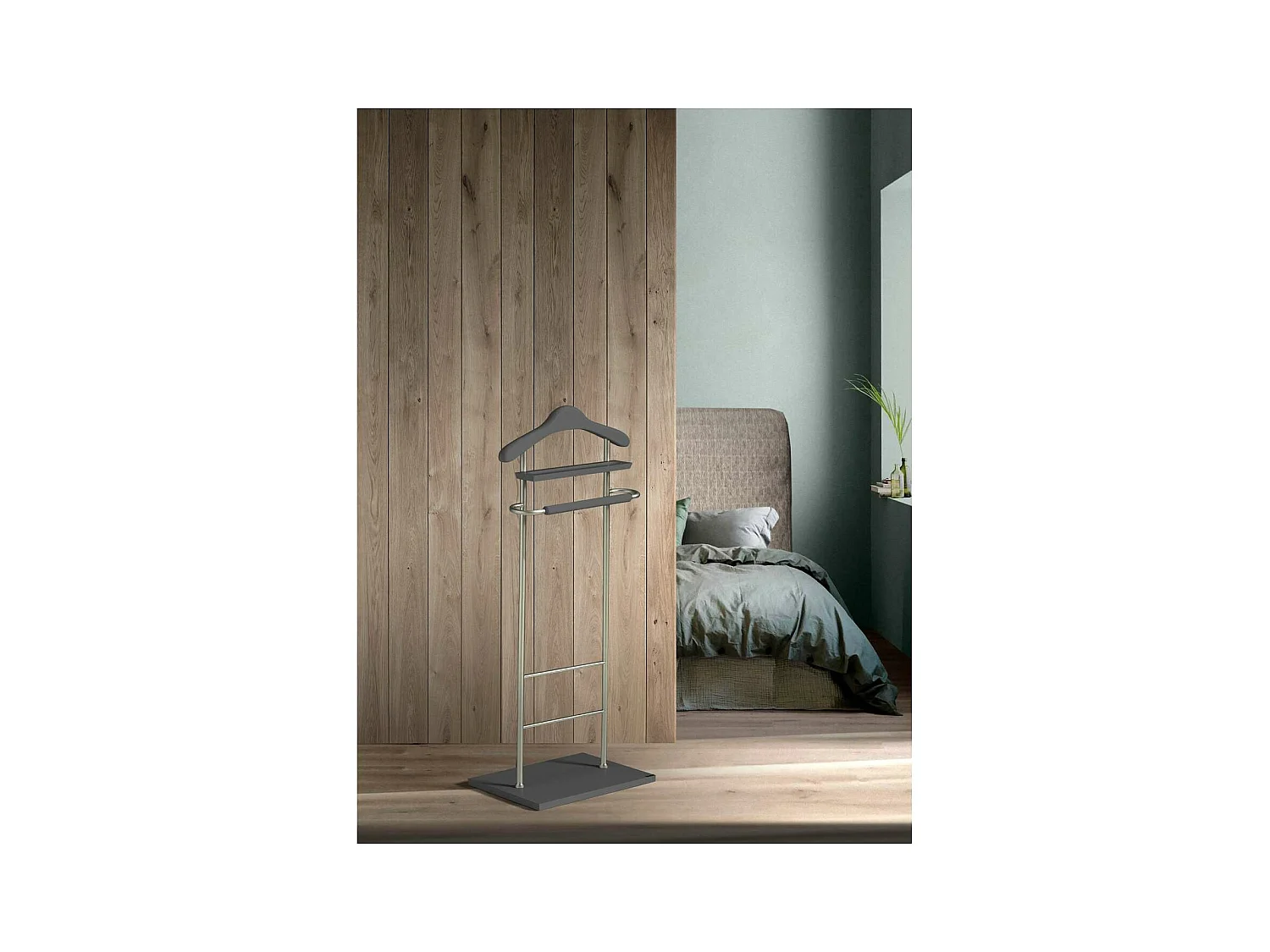 Galán 313 herraje cromo satinado lacado gris, 110cm(alto) 45cm(ancho) 28cm(largo)