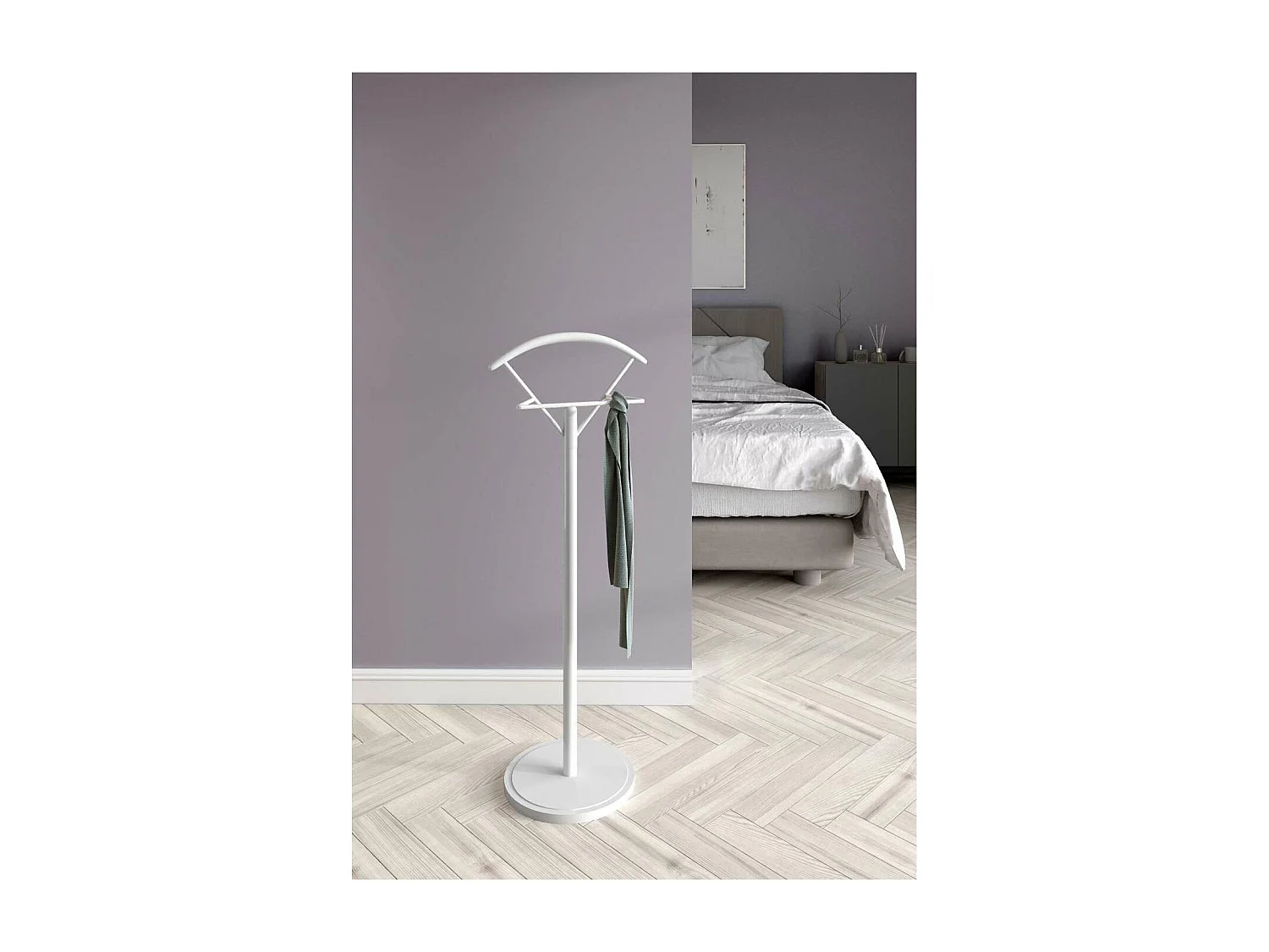 Galán 315 herraje metálicos lacado en color blanco, 117cm(alto) 42cm(ancho )34cm(largo)