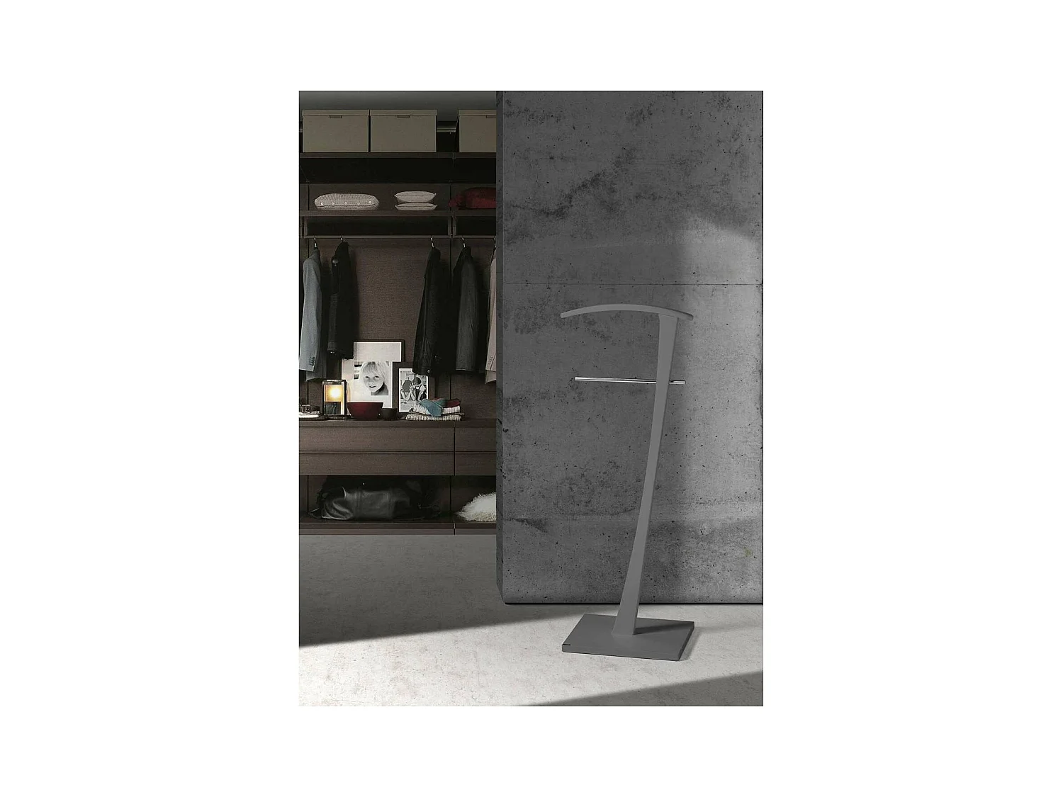 Galan 310 herraje cromo satinado lacado gris, 115cm(alto) 48cm(ancho) 28cm(largo)