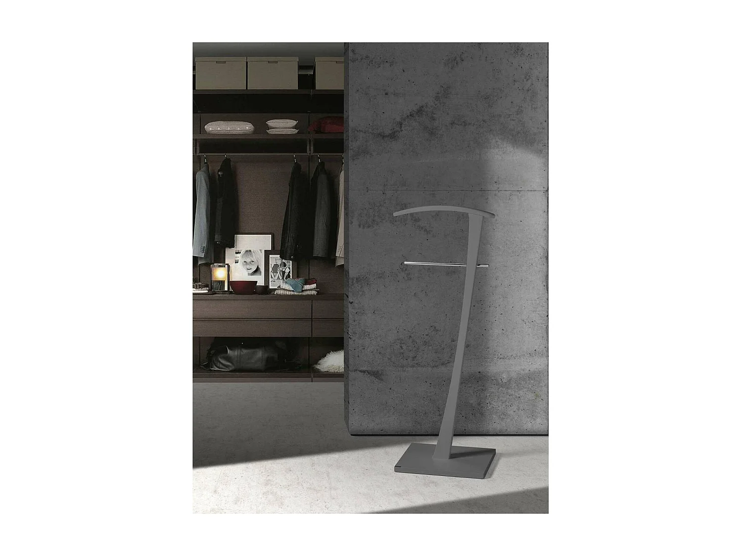 Galan 310 herraje cromo satinado lacado gris, 115cm(alto) 48cm(ancho) 28cm(largo)