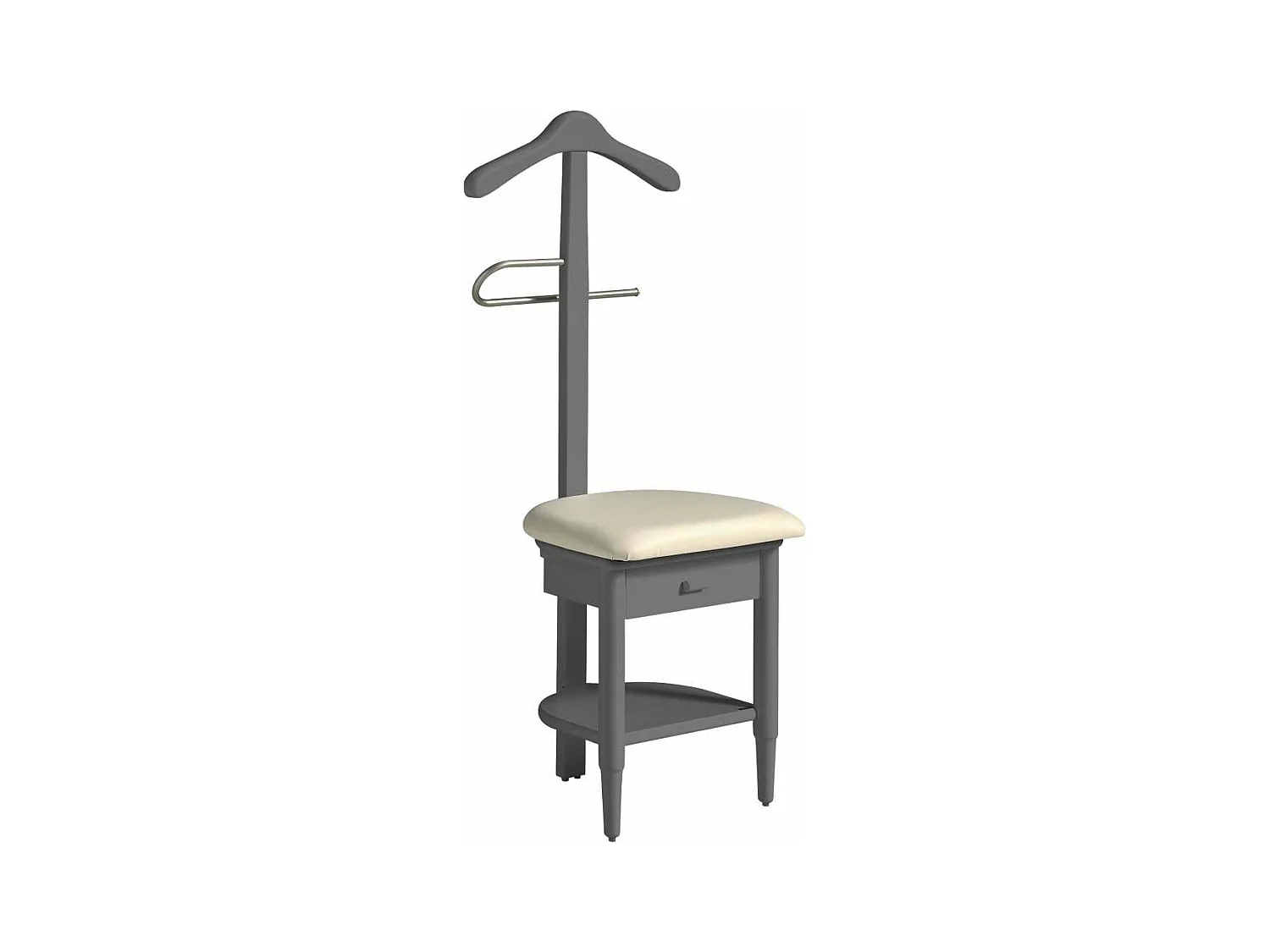 Galán 362 herraje cromo lacado en color gris, 115cm(alto) 45cm(ancho) 41cm(largo)