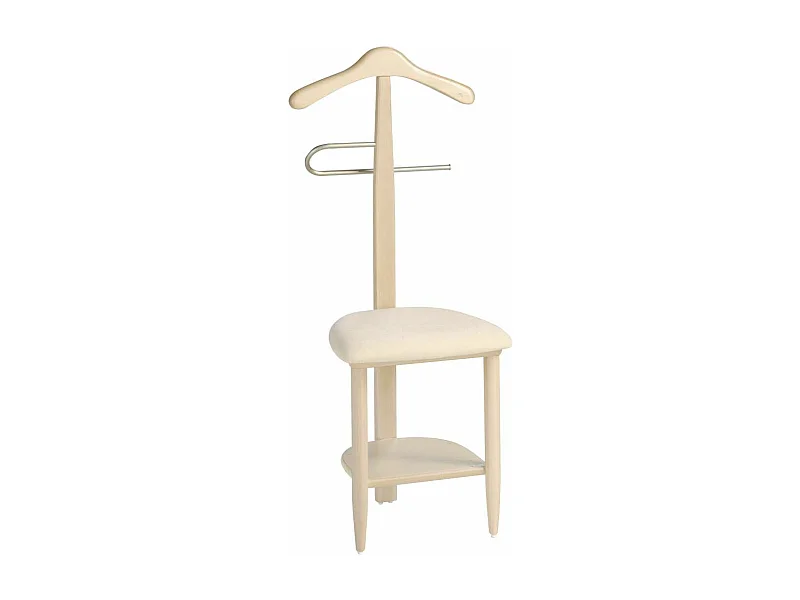 Galán 361 con asiento en beige herrajes cromado satinado lacado cambrian, 105 cm(alto)45