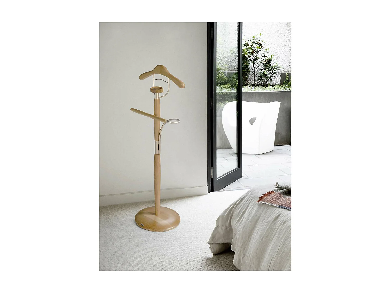 Galán 317 herraje cromo satinado lacado roble, 110 cm(alto)45 cm(ancho)32 cm(largo)