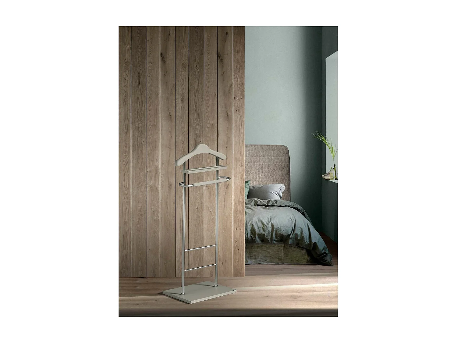 Galán 313 herraje cromo satinado lacado visón, 110cm(alto) 45cm(ancho) 28cm(largo)