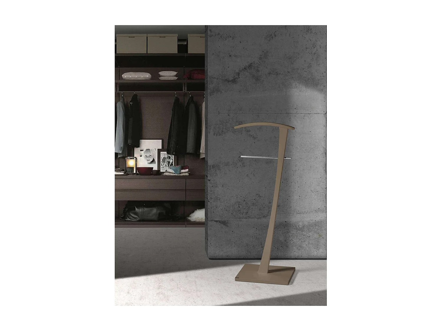 Galan 310 herraje cromo satinado lacado moka, 115cm(alto) 48cm(ancho) 28cm(largo)