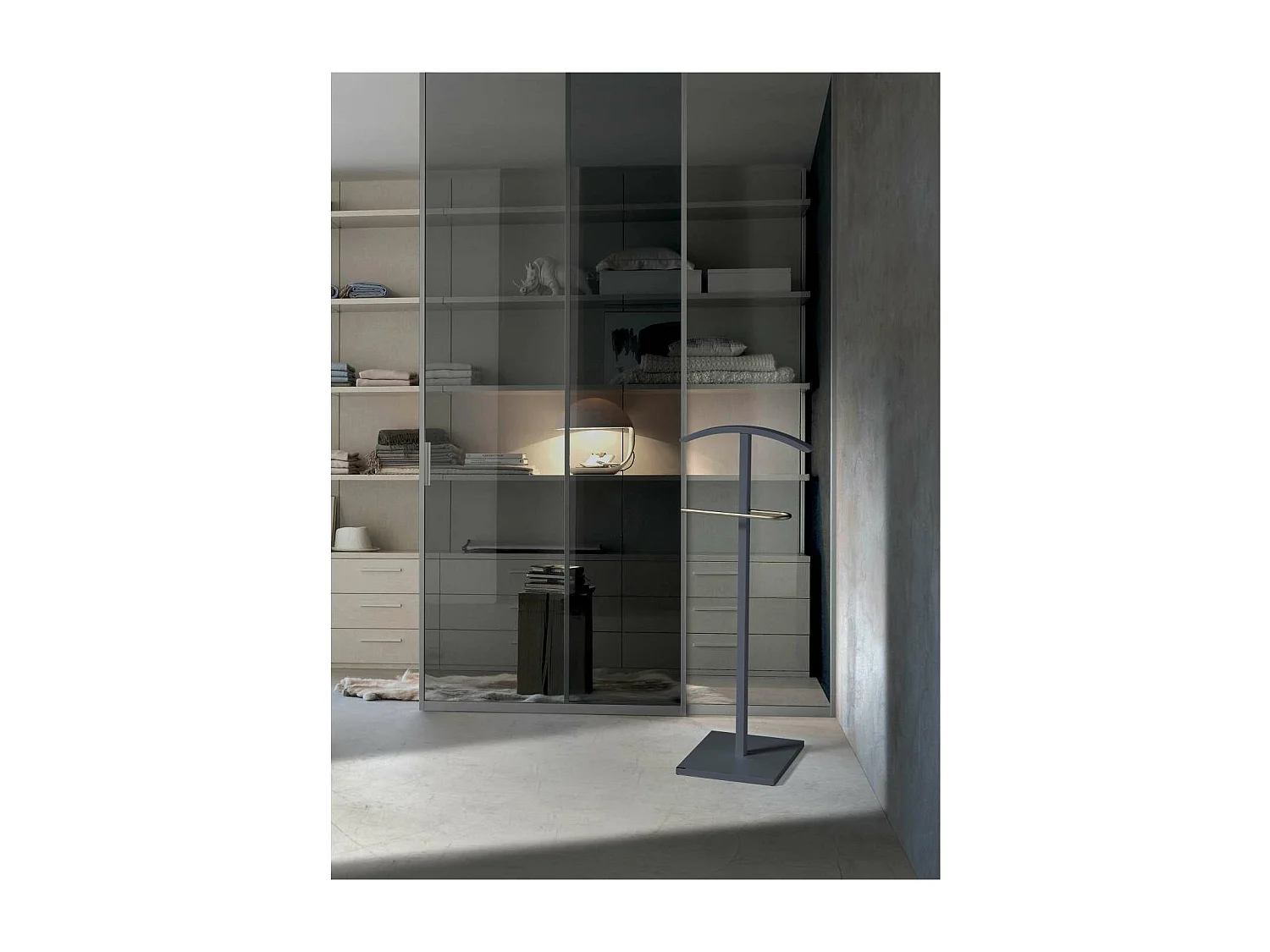 Galán 301 herraje cromo satinado lacado azabache, 112 cm(alto)46 cm(ancho)32 cm(largo)