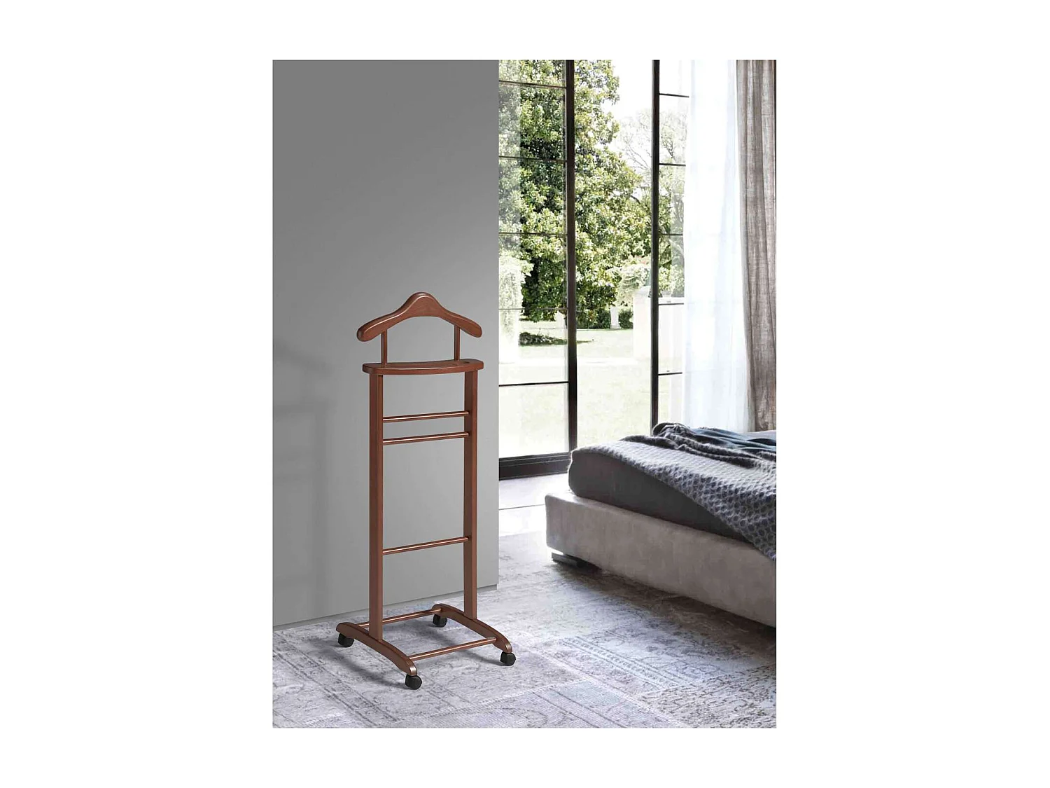 Galán 350 clásico lacado en color mogano, 110cm(alto) 45cm(ancho) 34cm(largo)