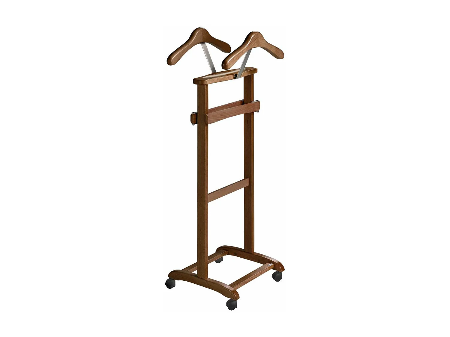 Galán de noche clásico 354 lacado en color nogal, 110cm(alto) 47cm(ancho) 35cm(largo)