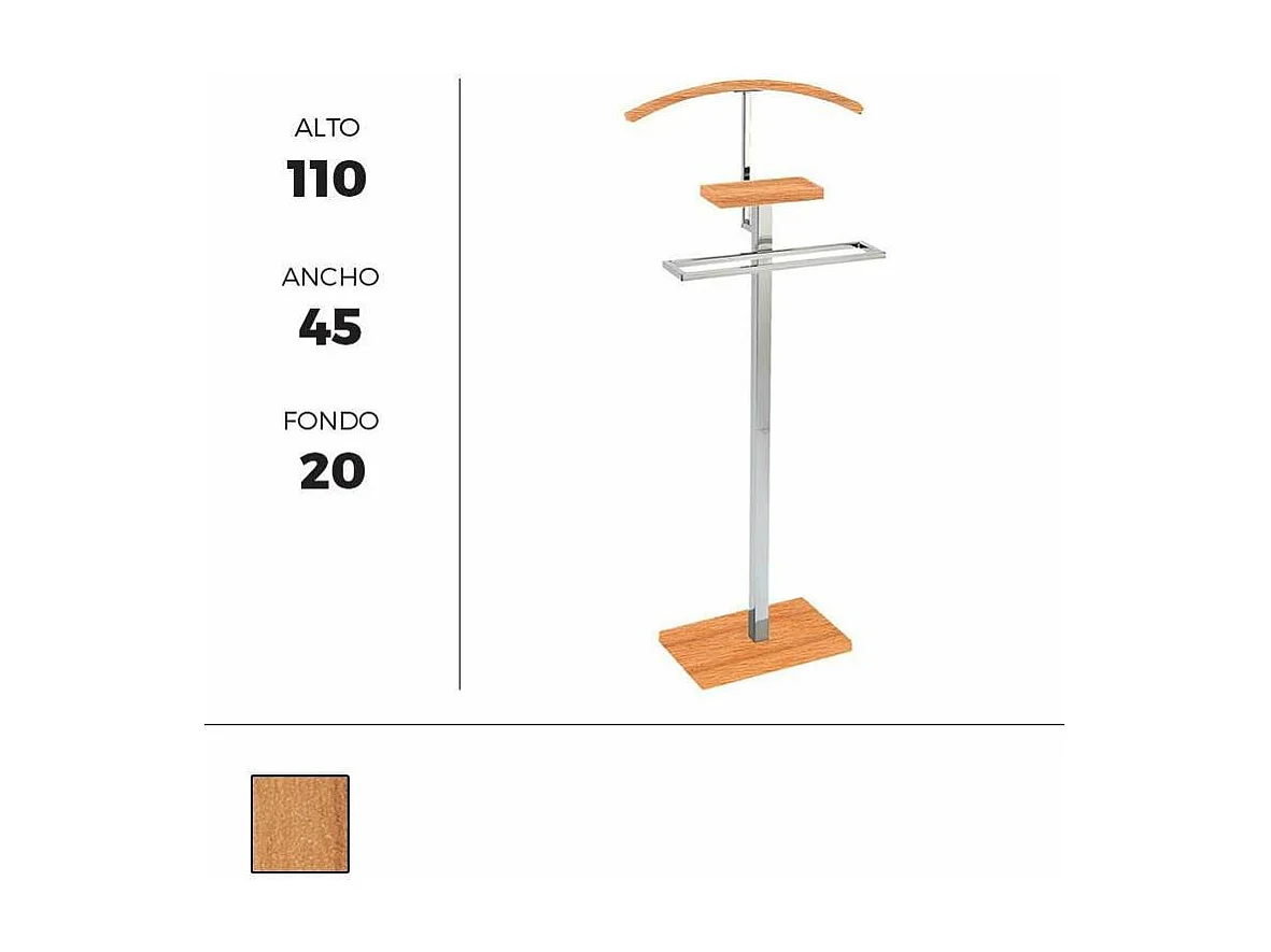 Galan 70021 moderno en acabado color cerezo, 110 cm(alto)45 cm(ancho)20 cm(largo)