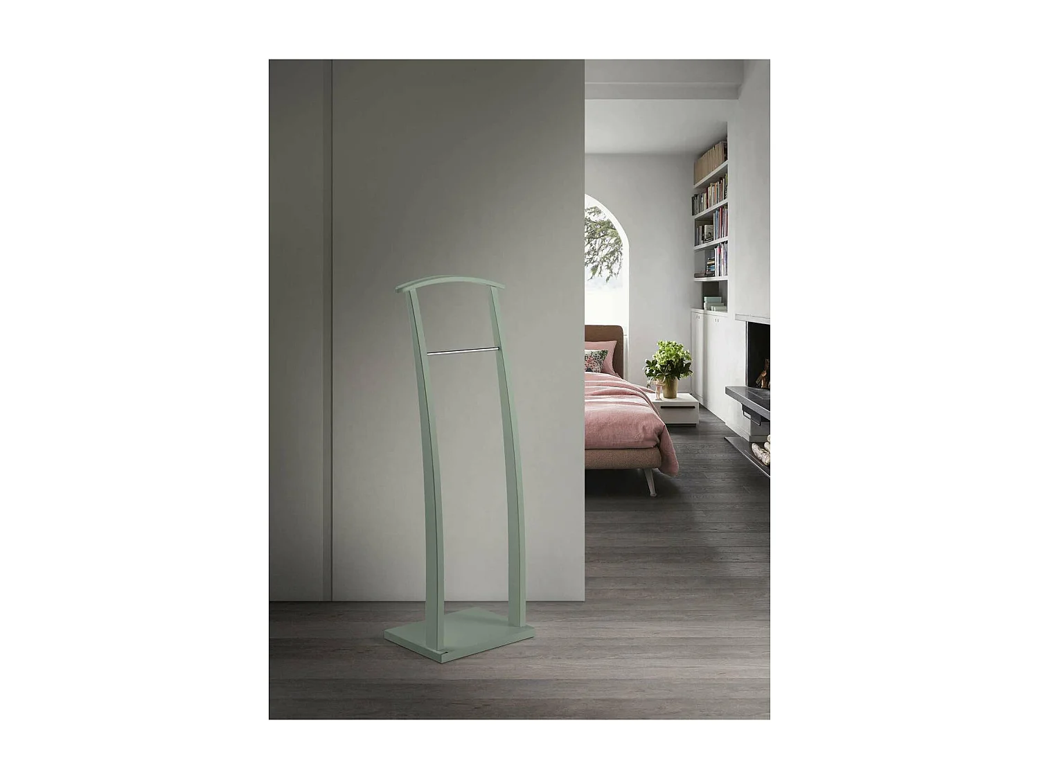 Galán 385 herraje cromo satinado lacado verde, 117 cm(alto)40 cm(ancho)28 cm(largo)