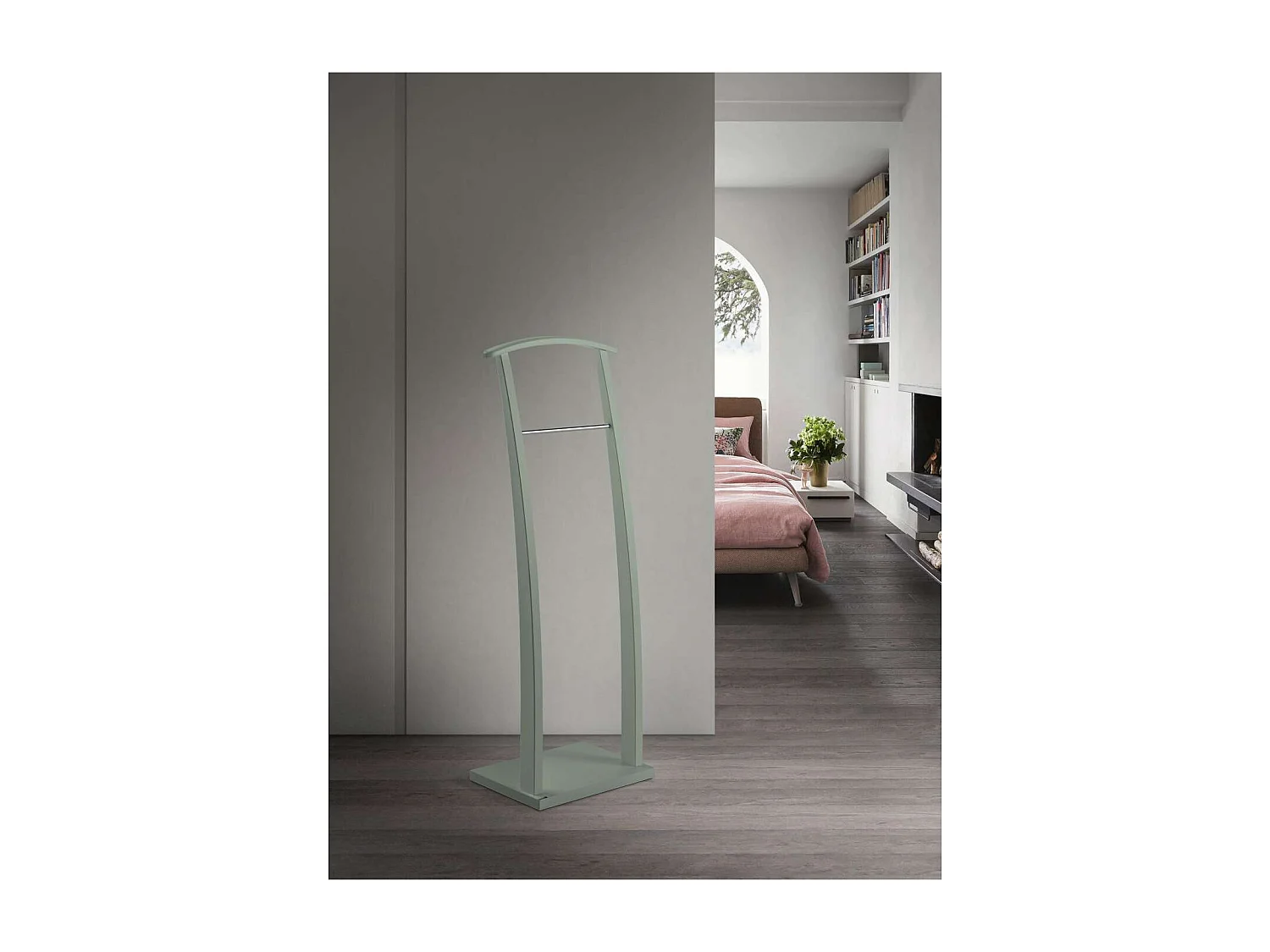 Galán 385 herraje cromo satinado lacado verde, 117 cm(alto)40 cm(ancho)28 cm(largo)