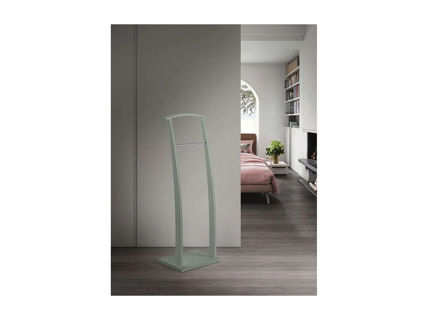 Galán 385 herraje cromo satinado lacado verde, 117 cm(alto)40 cm(ancho)28 cm(largo)