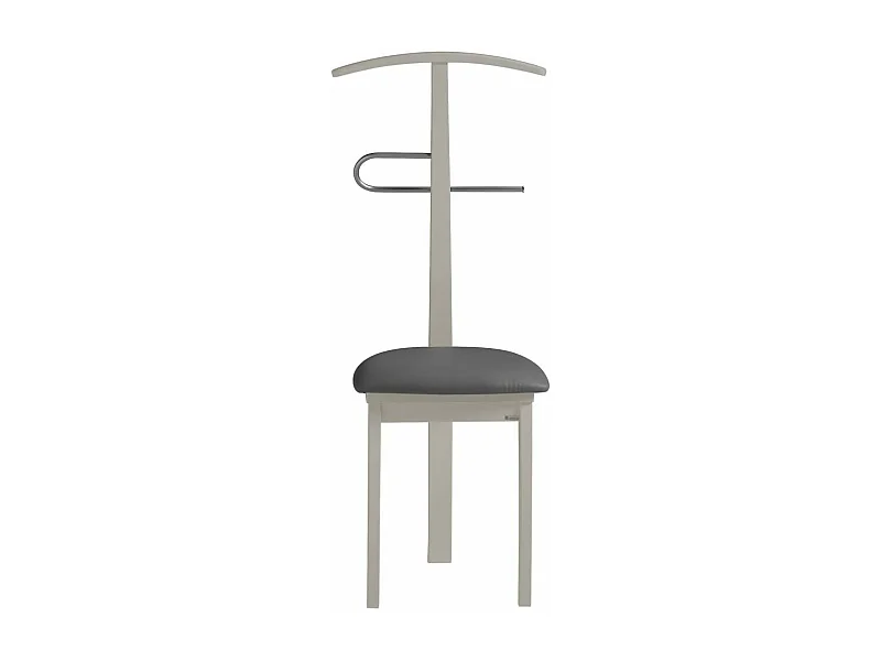 Galán 364 con asiento herrajes cromado satinado lacado en visón, 108 cm(alto)46 cm(ancho