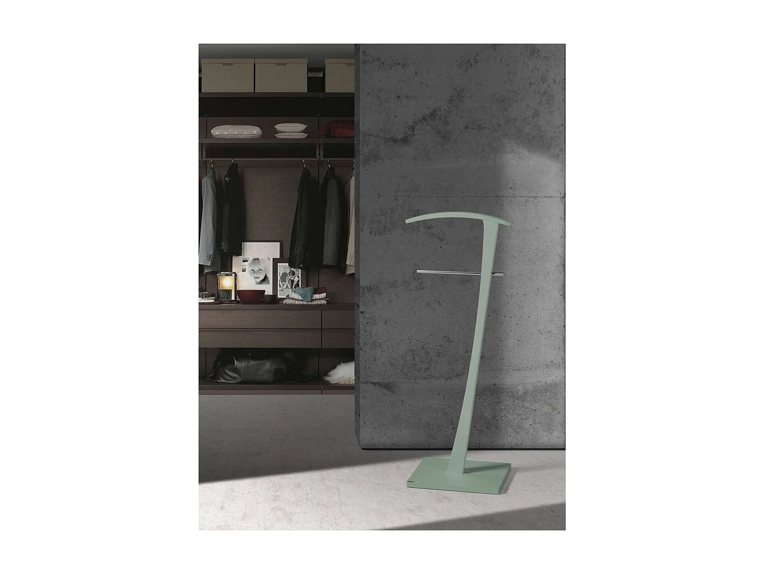 Galan 310 herraje cromo satinado lacado verde, 115cm(alto) 48cm(ancho) 28cm(largo)