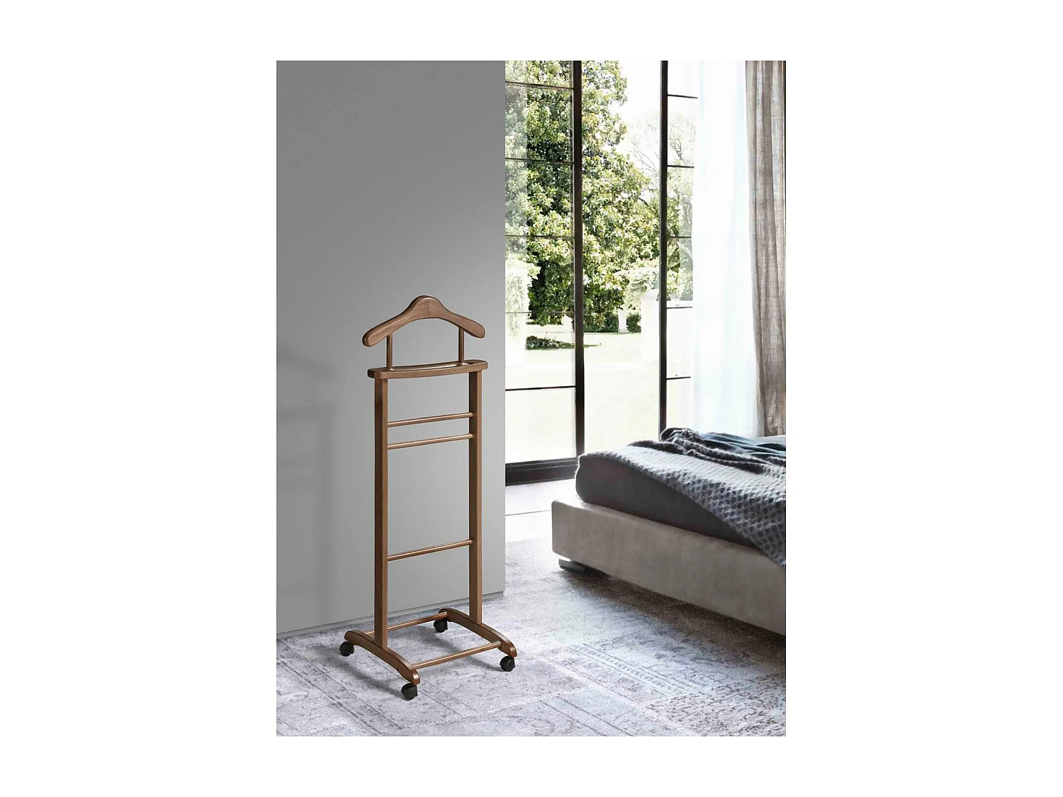 Galán 350 clásico lacado en color nogal, 110cm(alto) 45cm(ancho) 34cm(largo)