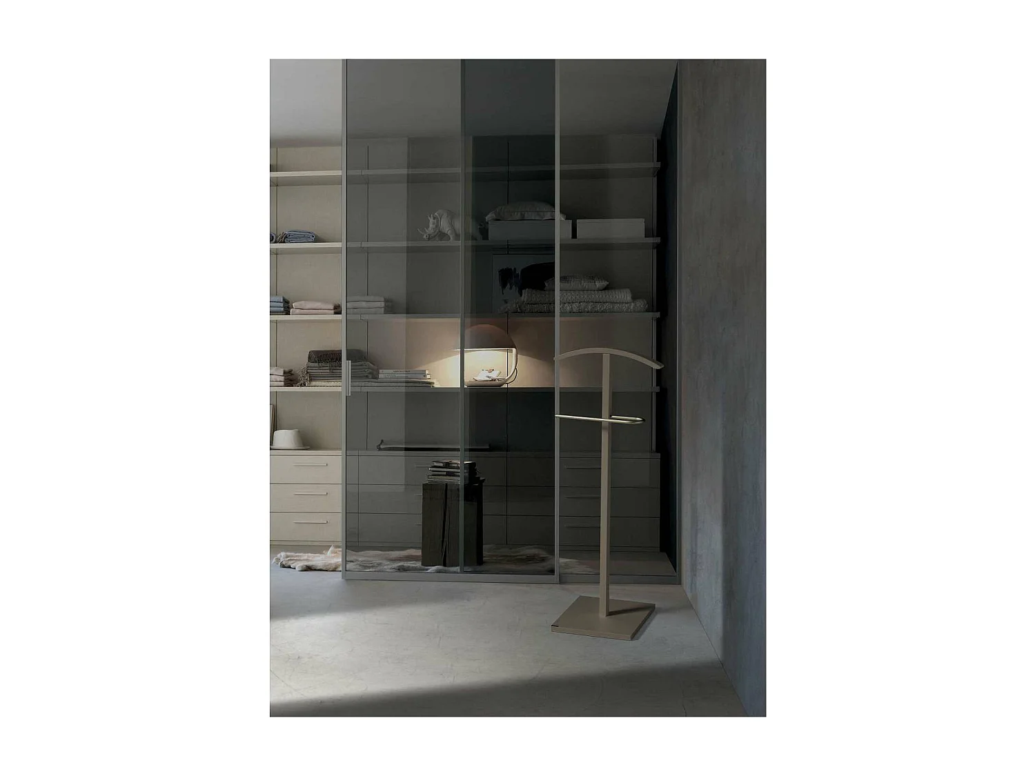 Galán 301 herraje cromo satinado lacado moka, 112 cm(alto)46 cm(ancho)32 cm(largo)