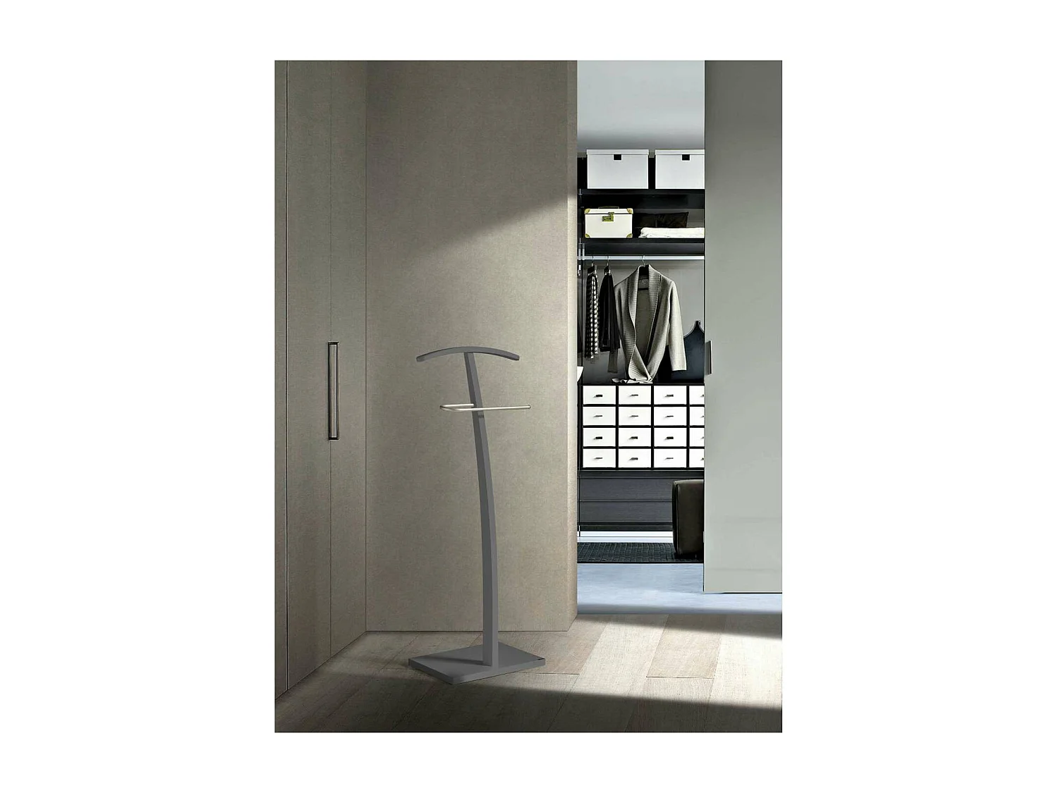 Galan 395 herraje cromo satinado lacado gris, 113 cm(alto)45 cm(ancho)28 cm(largo)