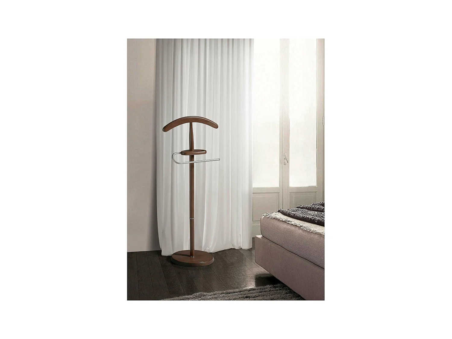 Galán 307 herraje cromo satinado lacado nogal, 110 cm(alto)44 cm(ancho)30 cm(largo)