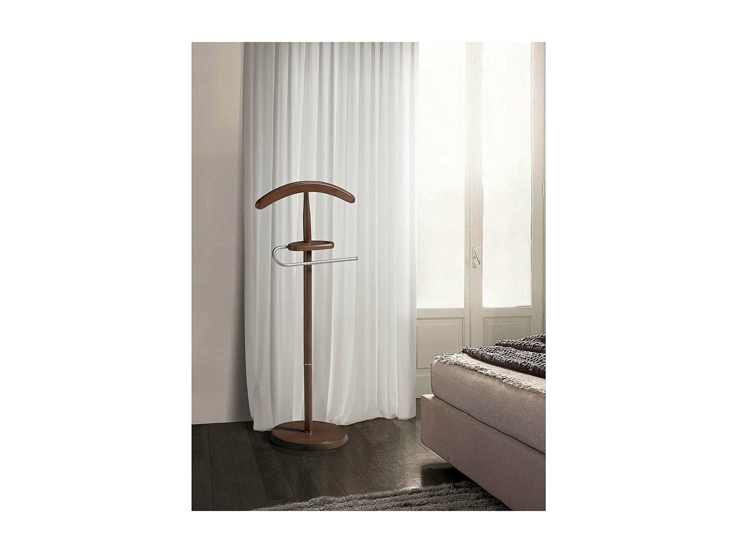 Galán 307 herraje cromo satinado lacado nogal, 110 cm(alto)44 cm(ancho)30 cm(largo)