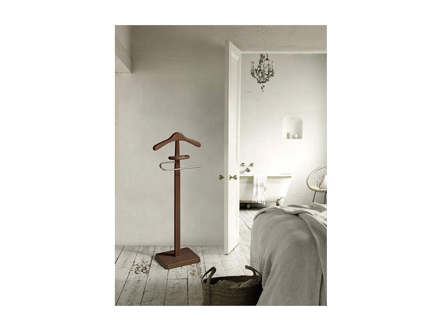 Galan 323 herraje cromo satinado lacado nogal, 108 cm(alto)44 cm(ancho)24 cm(largo)