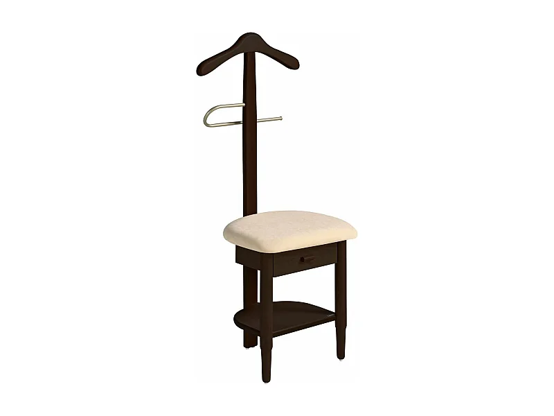 Galán 362 herraje cromo lacado en color wengué, 115cm(alto) 45cm(ancho) 41cm(largo)