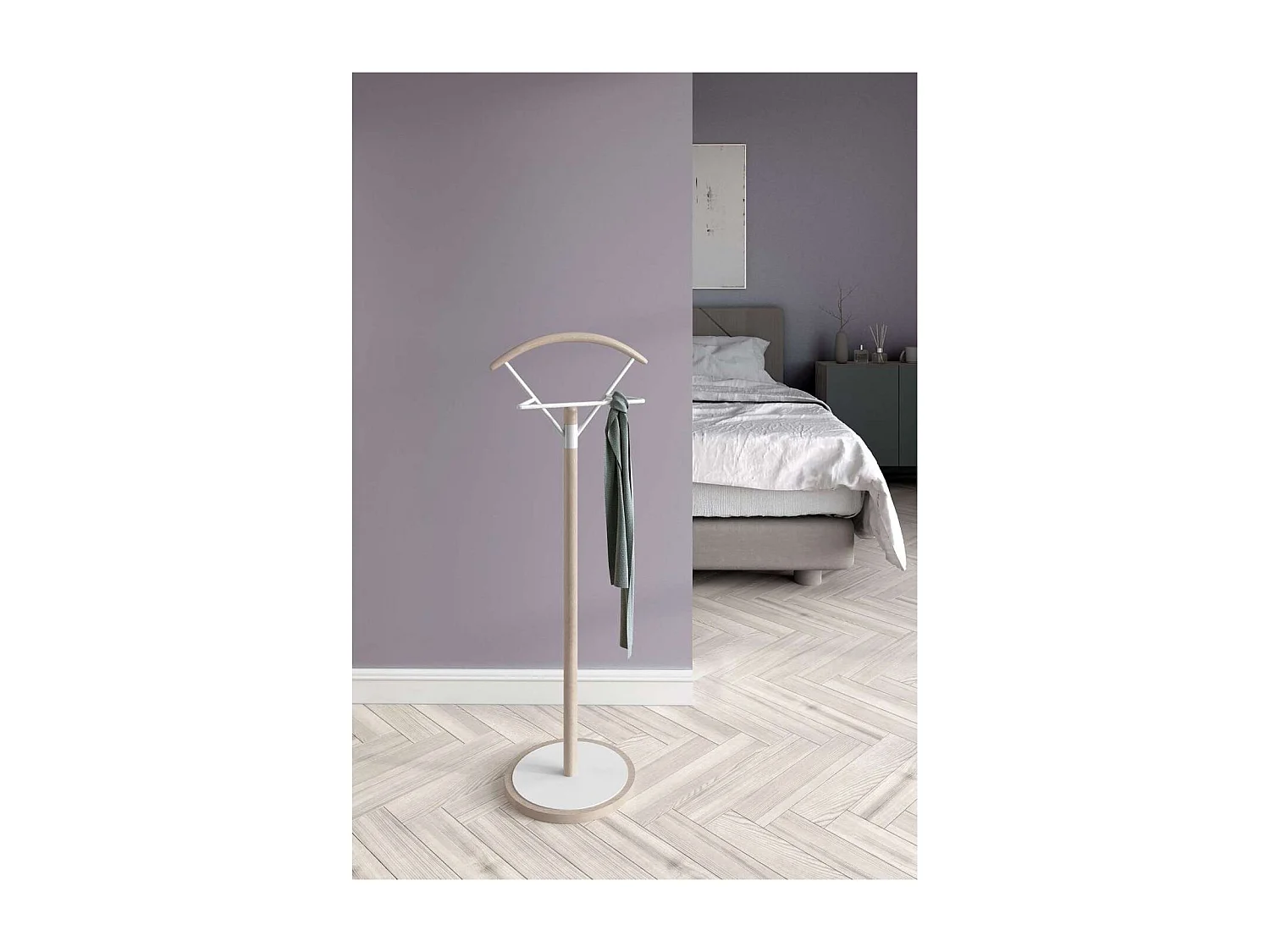 Galán 315 herraje metálicos lacado en color roble/blanco, 117cm(alto) 42cm(ancho )34cm(l