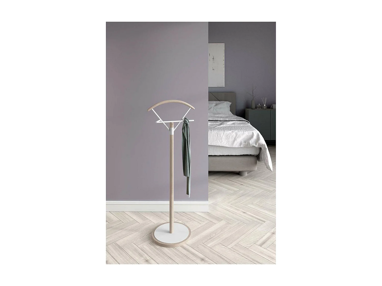 Galán 315 herraje metálicos lacado en color roble/blanco, 117cm(alto) 42cm(ancho )34cm(l