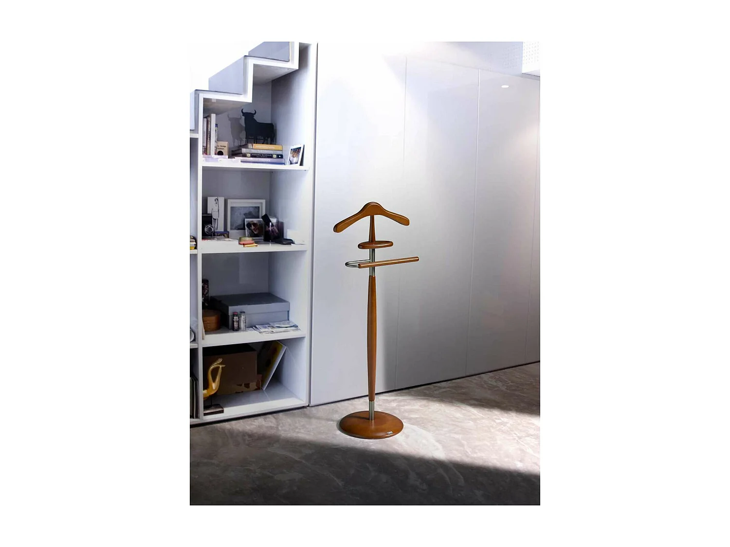 Galán 316 herraje cromo satinado lacado mogano, 110 cm(alto)45 cm(ancho)32 cm(largo)