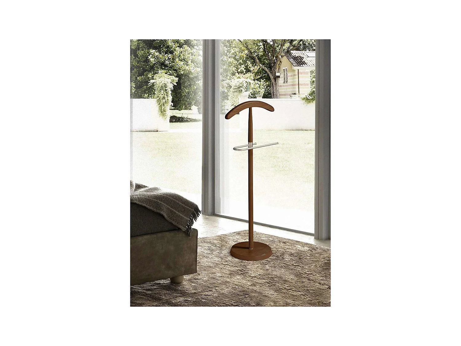 Galán 306 herraje cromo satinado lacado nogal, 110 cm(alto)44 cm(ancho)30 cm(largo)