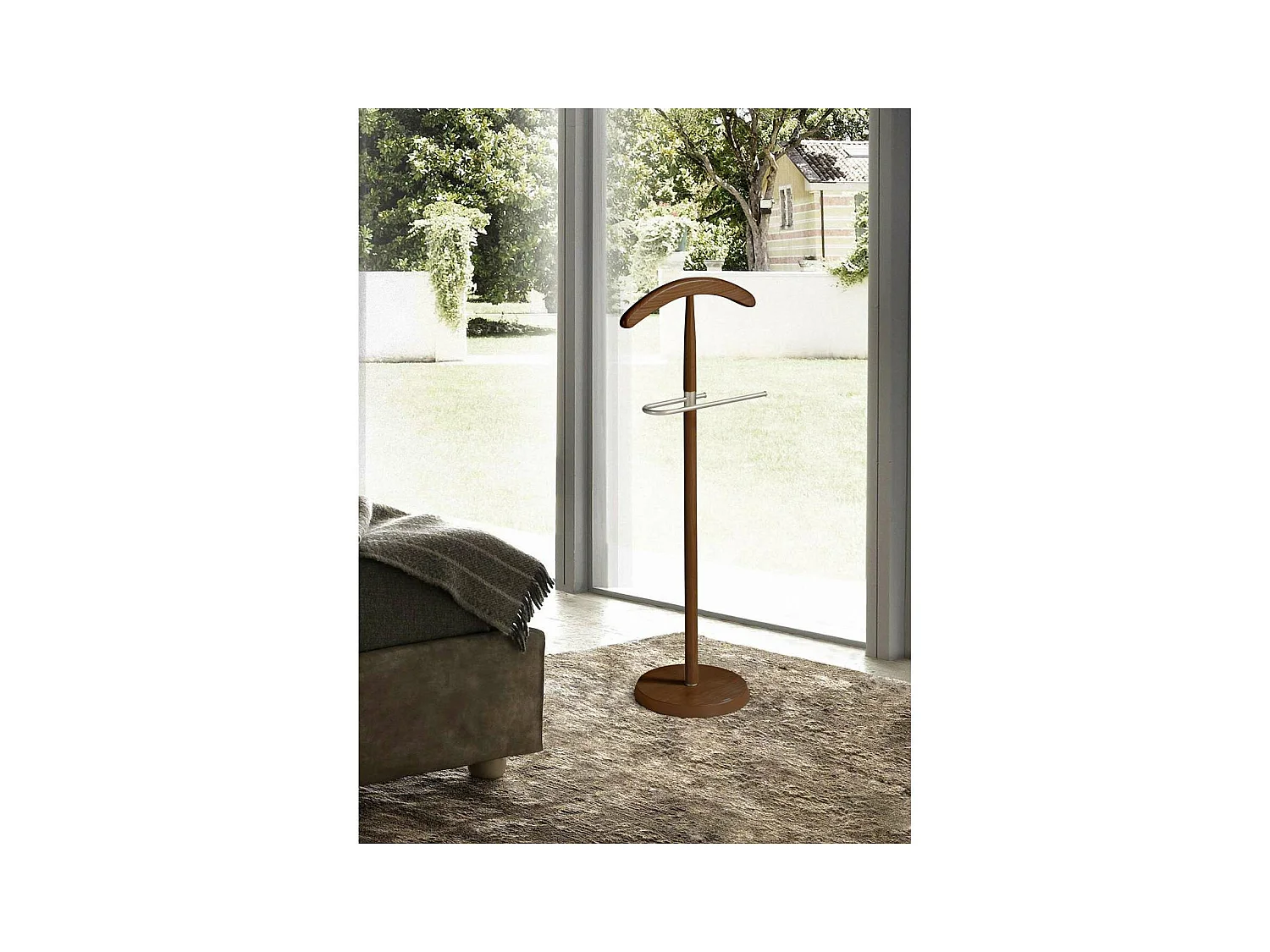 Galán 306 herraje cromo satinado lacado nogal, 110 cm(alto)44 cm(ancho)30 cm(largo)