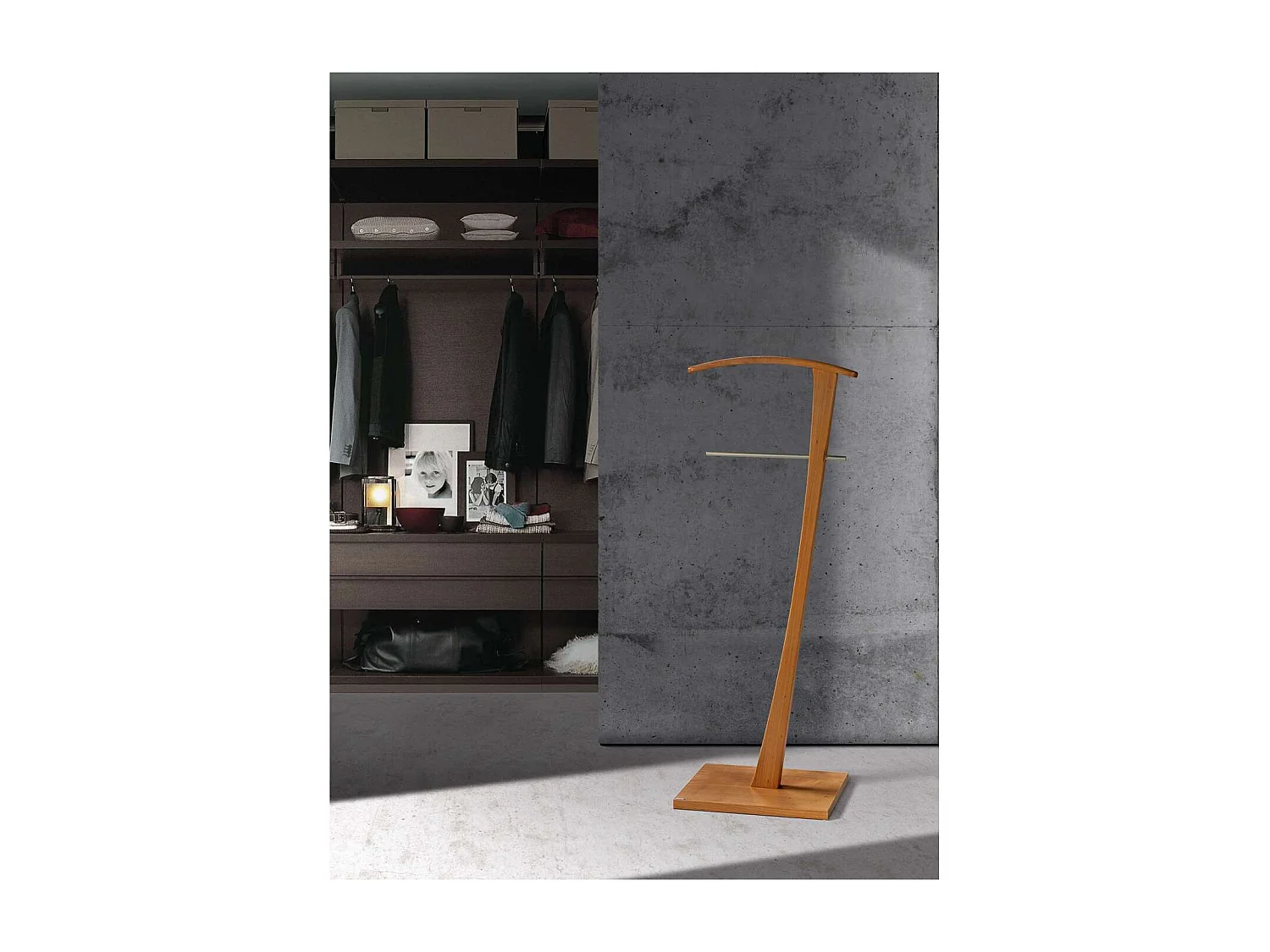 Galán 310 herraje cromo satinado lacado cerezo, 115cm(alto) 48cm(ancho) 28cm(largo)