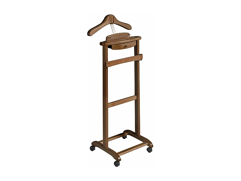 Galán de noche clásico 353 lacado en color nogal, 110cm(alto) 47cm(ancho) 35cm(largo)