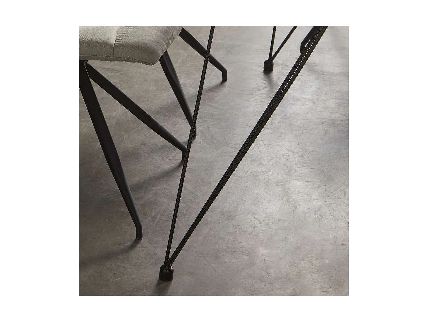 Mesa para cocina, comedor Md-Sally tapa cristal transparente, 140cm(ancho) 75cm(altura) 90