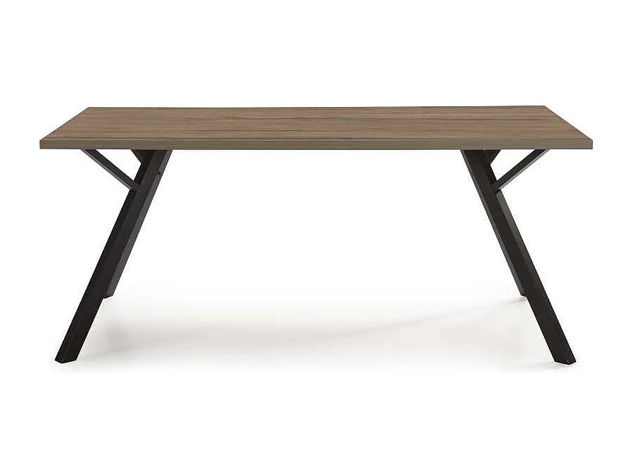 Mesa rectangular de comedor Paula acabado nogal sabi 76cm(alto) 90cm(ancho) 160cm(largo)