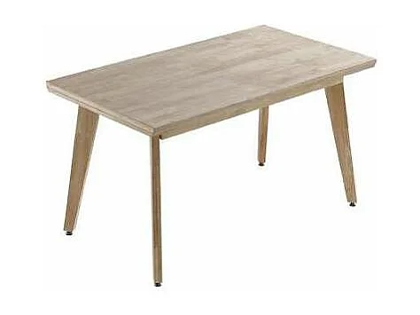 Mesa de comedor fija Genova acabado Roble Nordish, 76cm(alto) 150cm(ancho) 90cm(largo)