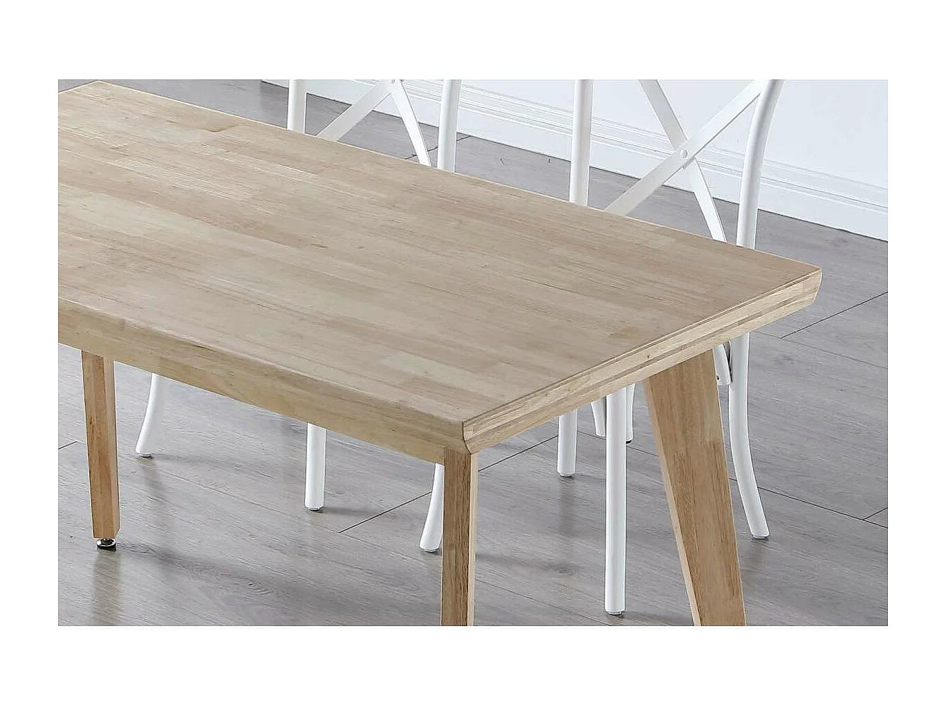 Mesa de comedor fija Genova acabado Roble Nordish, 76cm(alto) 150cm(ancho) 90cm(largo)