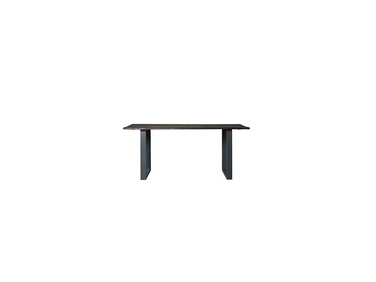 Mesa para comedor fija Dimitro acabado roble oscuro, 180cm(ancho) 76cm(altura) 90cm(fondo)