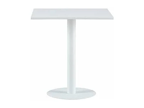 Mesa cuadrada Gelato acabado blanco, 73cm(alto) 70cm(ancho) 70cm(largo)