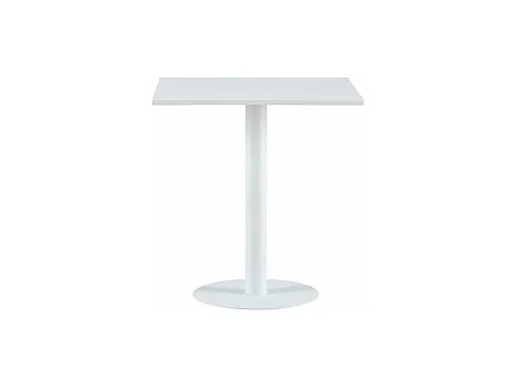 Mesa cuadrada Gelato acabado blanco, 73cm(alto) 70cm(ancho) 70cm(largo)