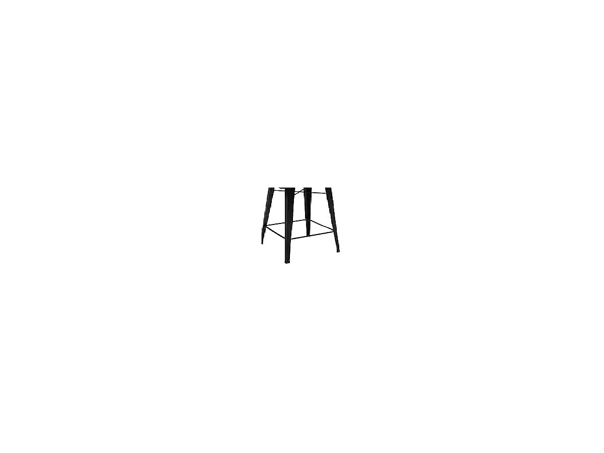Mesa alta de bar acabado metal negro, 60cm(ancho) 100cm(alto) 60cm (largo)